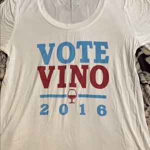 Vote vino 2016 tee shirt